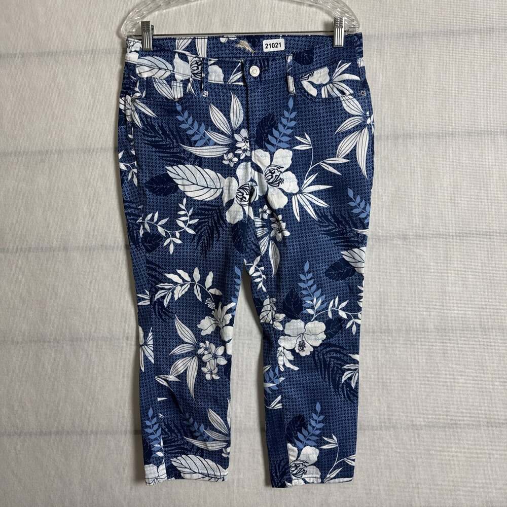 Tommy Bahama Denim Women's Size 29x24 Island Navy Cropped Jeans